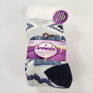 Aromasoles Women's Velvet Lavender & Shea Butter Infused Lounge Socks